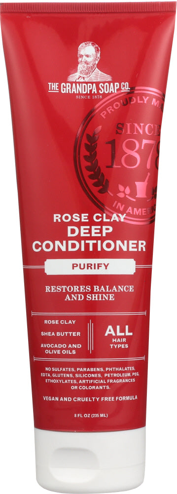 GRANDPAS: Conditioner Rose Clay Deep, 8 oz - Vending Business Solutions