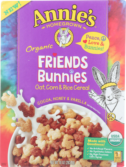 ANNIES HOMEGROWN: Friends Bunnies Cereal, 10 oz - Vending Business Solutions
