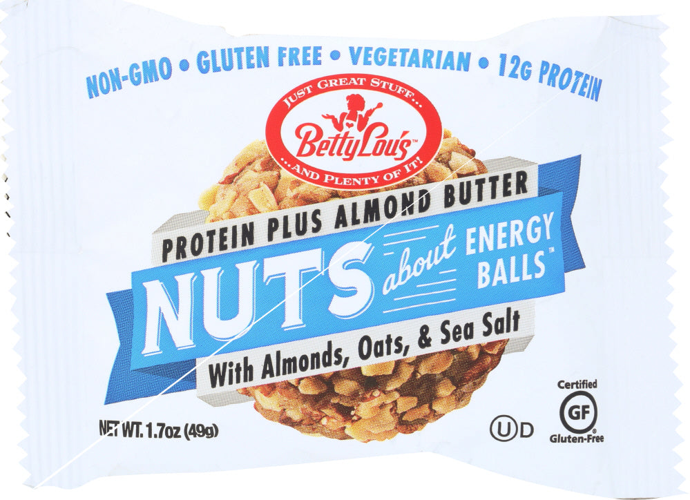 BETTY LOUS: Protein Plus Almond Butter Balls , 1.7 oz - Vending Business Solutions