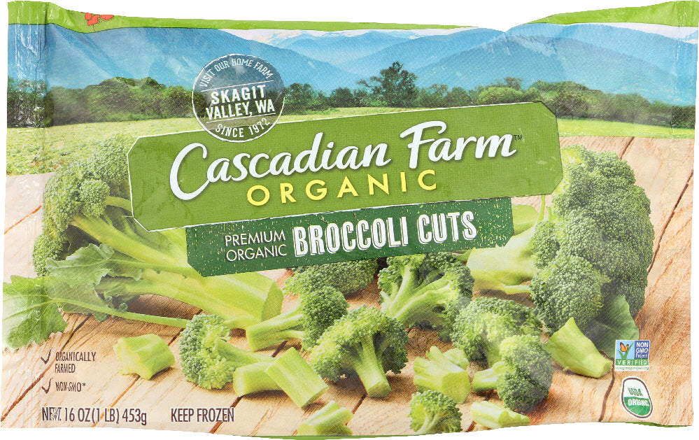 CASCADIAN FARM: Organic Broccoli Cuts, 16 oz - Vending Business Solutions