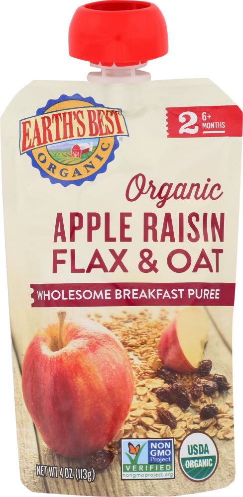 EARTHS BEST: Apple Raisin Baby Pouch, 4 oz - Vending Business Solutions