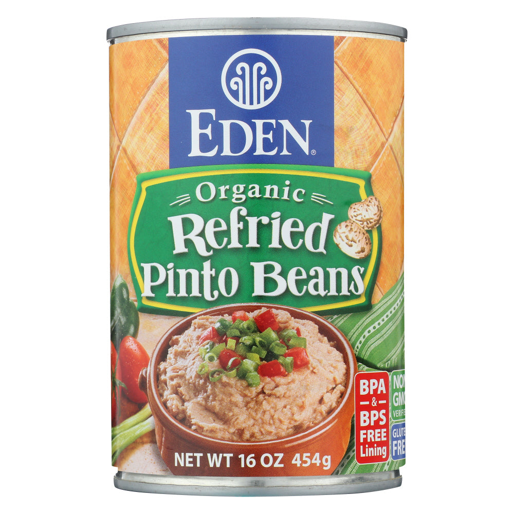 EDEN FOODS: Refried Pinto Beans Organic, 16 oz - Vending Business Solutions