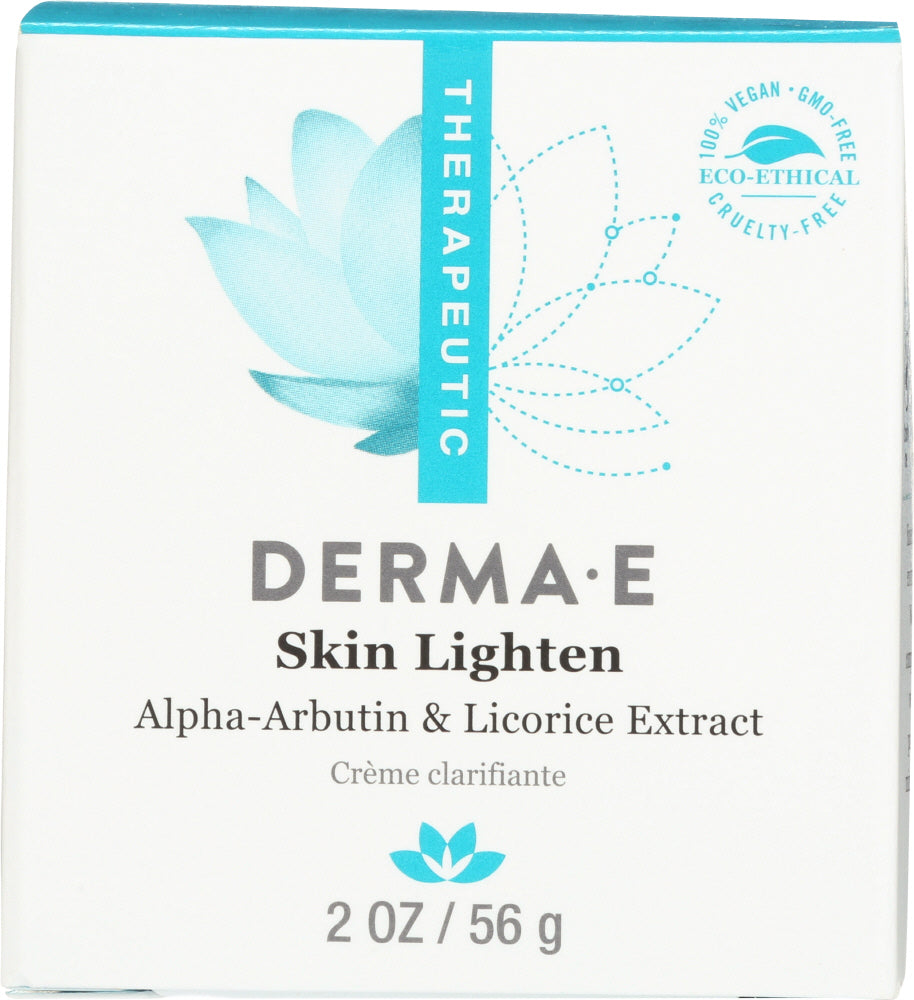 DERMA E: Skin Lighten Natural Fade and Age Spot Creme, 2 oz - Vending Business Solutions