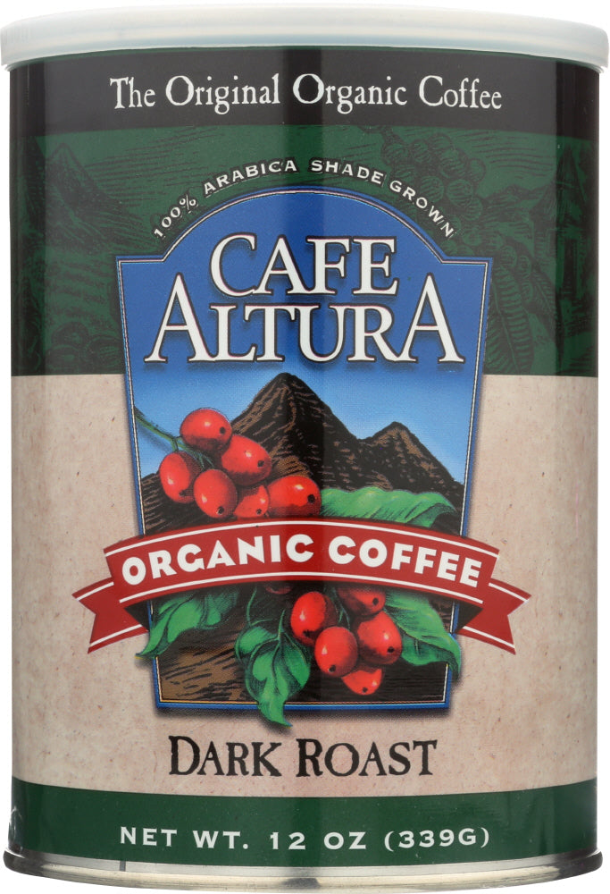 CAFE ALTURA: Organic Coffee Dark Roast, 12 oz - Vending Business Solutions