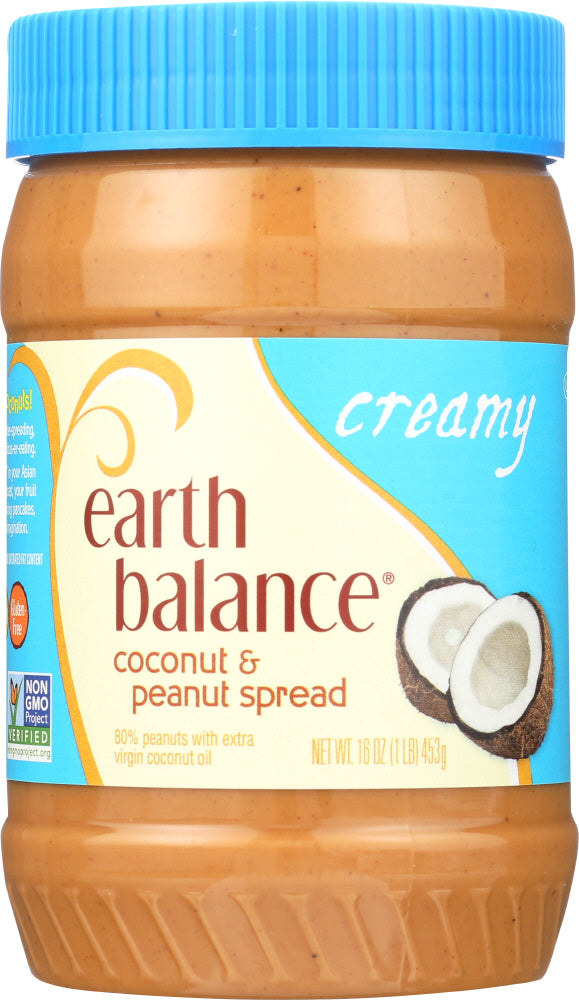 EARTH BALANCE: Coconut & Peanut Spread Creamy, 16 oz - Vending Business Solutions