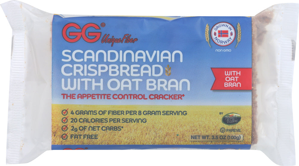 GG SCANDINAVIAN: Crispbread with Oat Bran, 3.5 oz - Vending Business Solutions