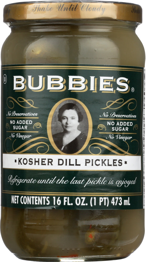 BUBBIES: Pure Kosher Dills, 16 oz - Vending Business Solutions