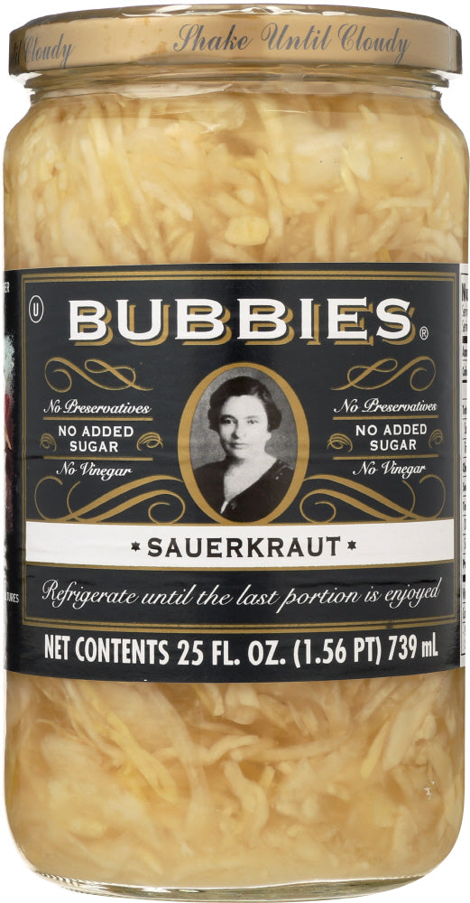 BUBBIES: Sauerkraut, 25 oz - Vending Business Solutions