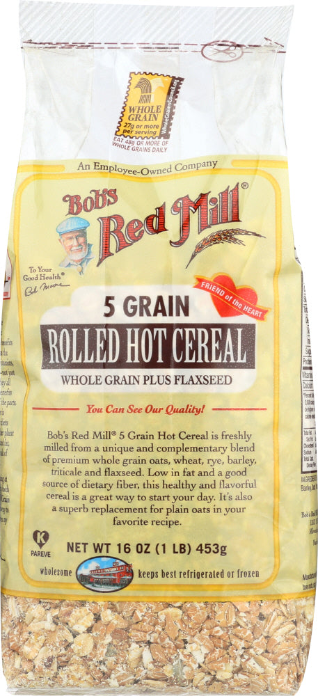 BOBS RED MILL: Cereal 5 Grain Rolled, 16 oz - Vending Business Solutions