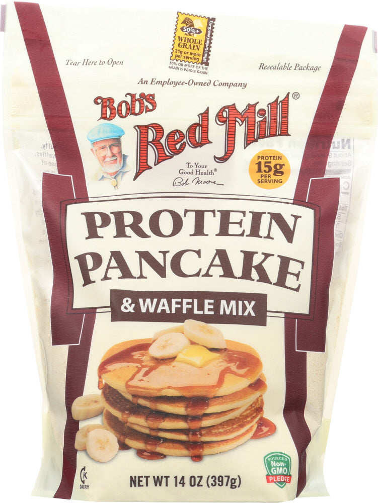 BOBS RED MILL: Protein Pancake & Waffle Mix, 14 oz - Vending Business Solutions