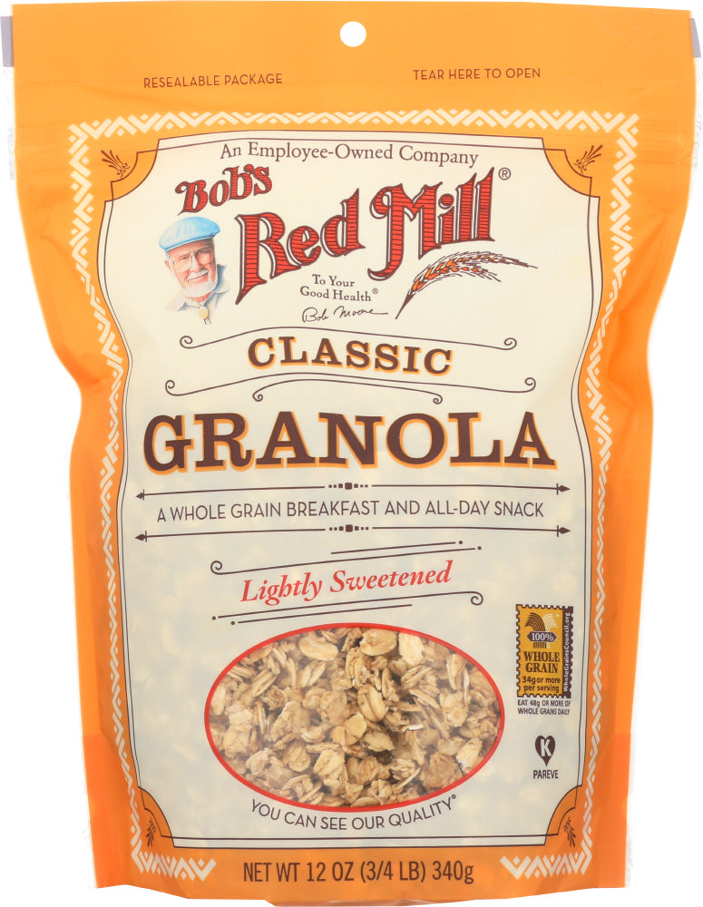 BOB'S RED MILL: Original Whole Grain Natural Granola, 12 oz - Vending Business Solutions