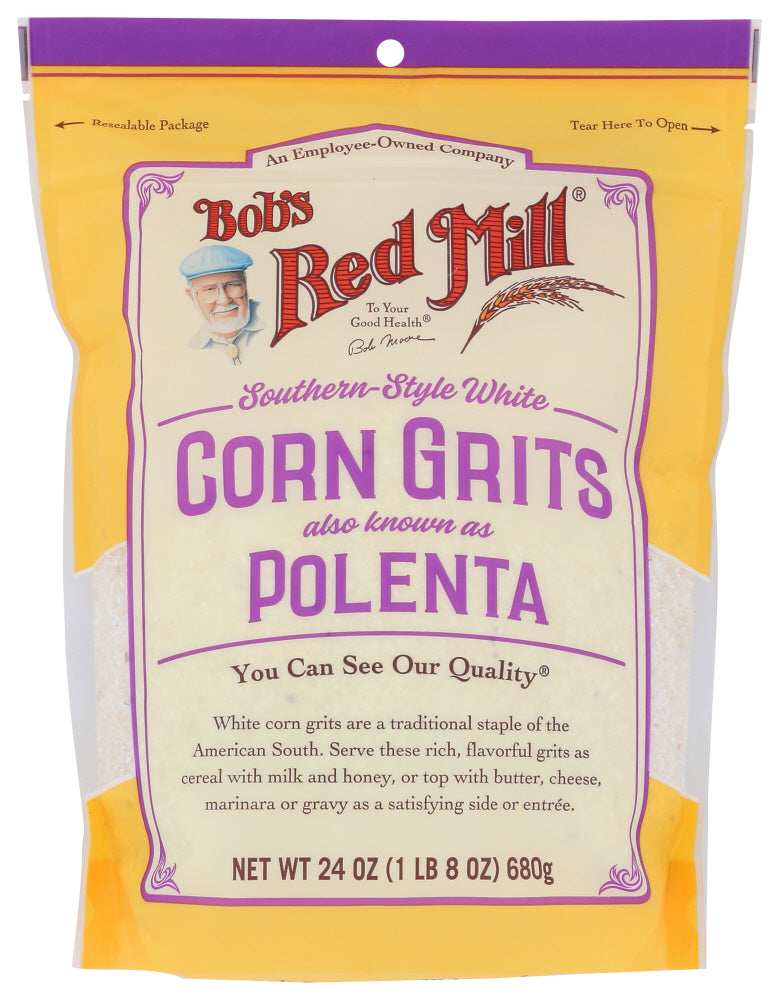 BOB'S RED MILL: Southern Style White Corn Grits, 24 oz - Vending Business Solutions