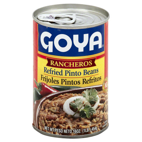 GOYA: Bean Refried Ranchero, 16 oz - Vending Business Solutions