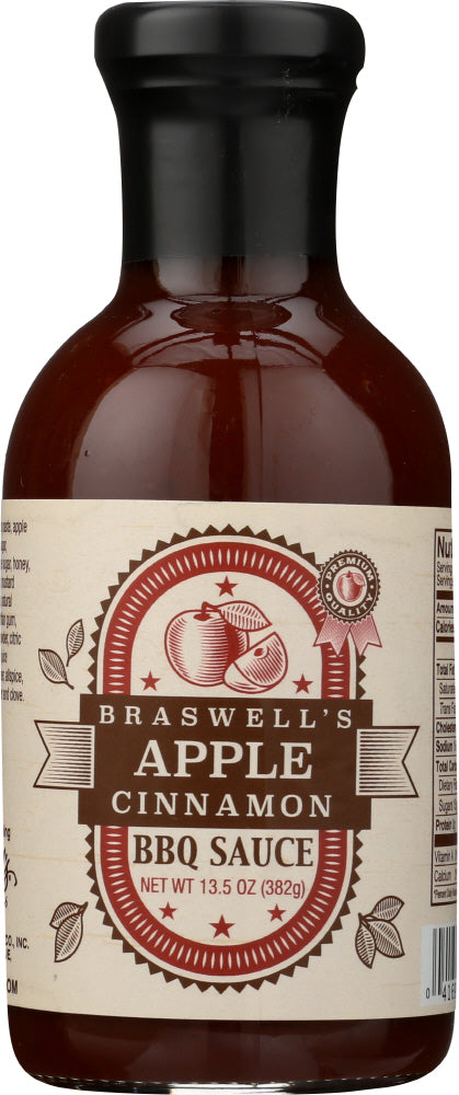 BRASWELL: Sauce Apple Cinnamon BBQ, 13.5 oz - Vending Business Solutions