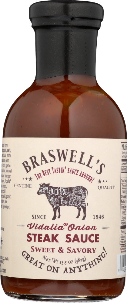 BRASWELL: Sauce Steak Vidalia Onion, 13.5 oz - Vending Business Solutions