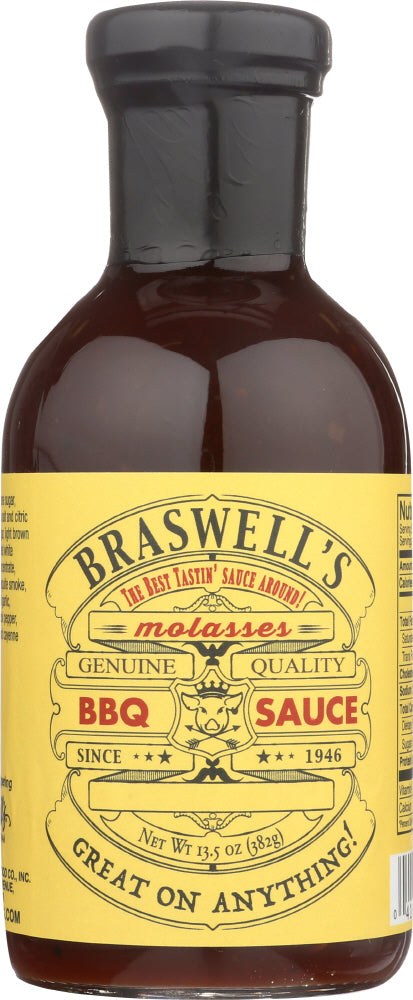 BRASWELL: Sauce BBQ Sweet Molasses, 13.5 oz - Vending Business Solutions
