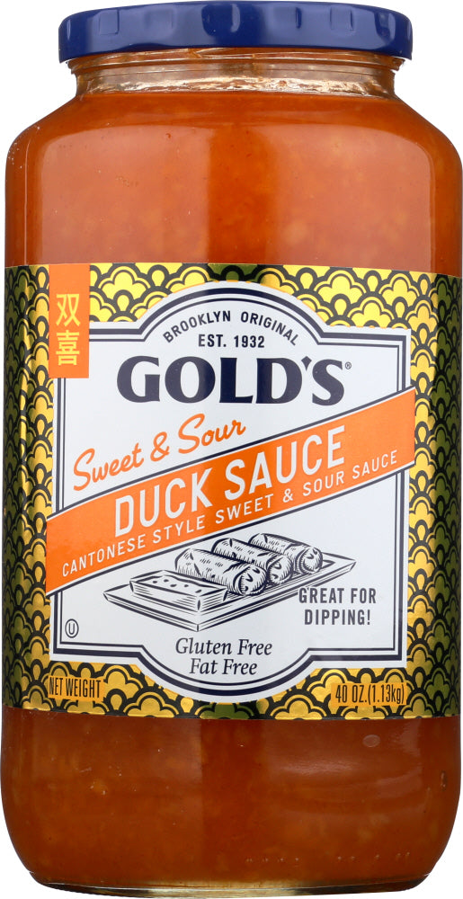 GOLDS: Sweet & Sour Duck Sauce, 40 oz - Vending Business Solutions