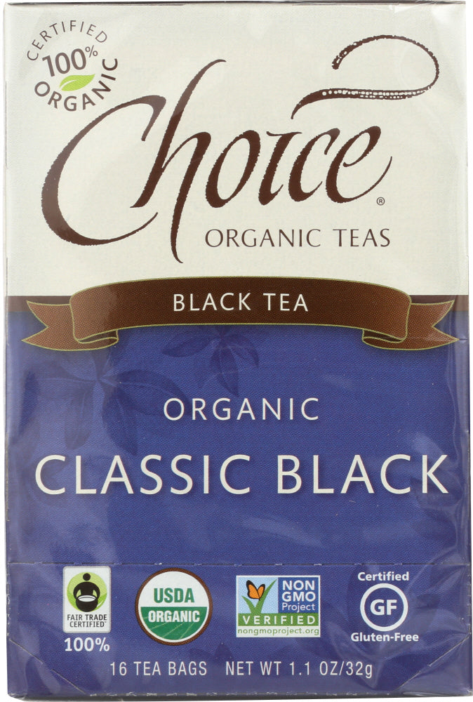 CHOICE TEA: Organic Black Tea Classic Black, 16 oz - Vending Business Solutions