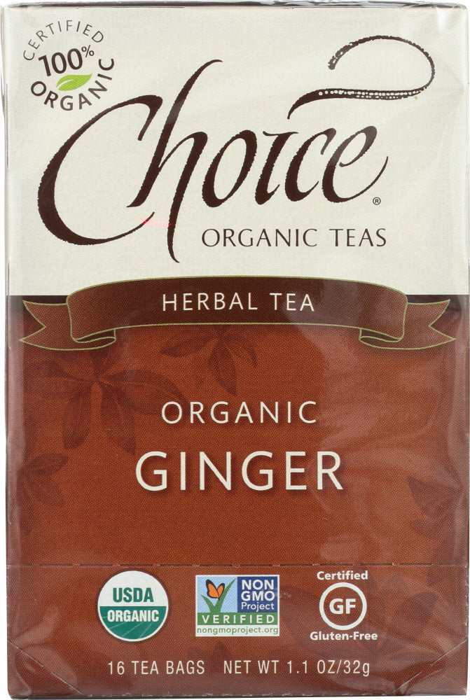 CHOICE TEA: Herbal Ginger Tea, 16 bg - Vending Business Solutions