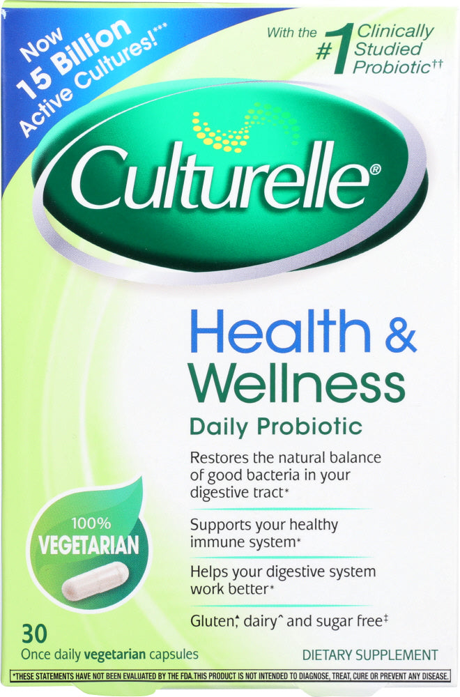 CULTURELLE PROBIOTIC: Probiotic Health & Wellness, 30 Vegetarian Capsules - Vending Business Solutions