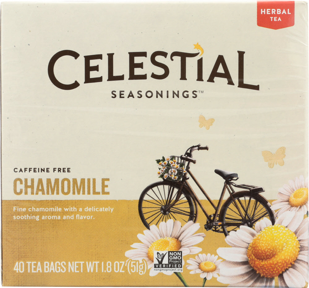CELESTIAL SEASONINGS: Chamomile Herbal Tea Pack of 40, 1.8 oz - Vending Business Solutions