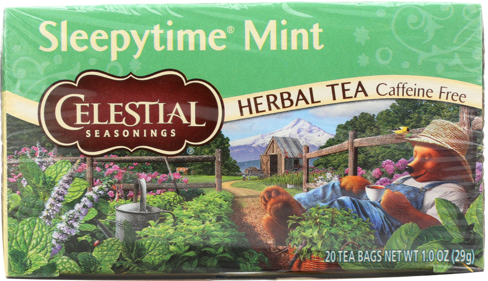 CELESTIAL SEASONINGS: Sleepytime Mint Tea Pack of 20, 1 oz - Vending Business Solutions