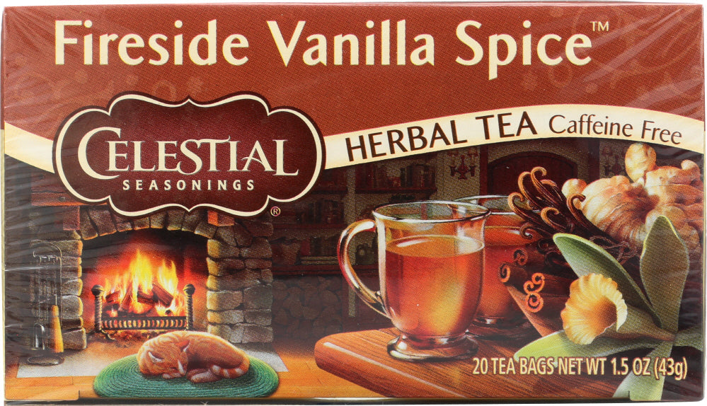 CELESTIAL SEASONINGS: Fireside Vanilla Spice Tea Pack of 20, 1.5 oz - Vending Business Solutions