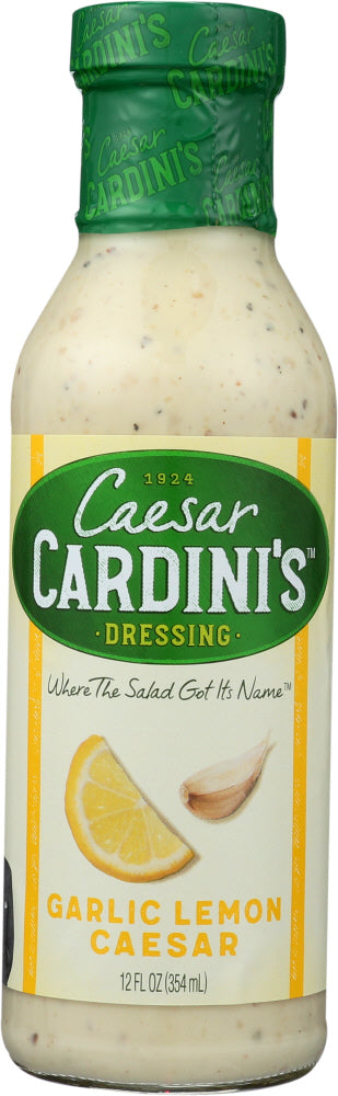 CARDINI: Garlic Lemon Caesar Dressing, 12 oz - Vending Business Solutions