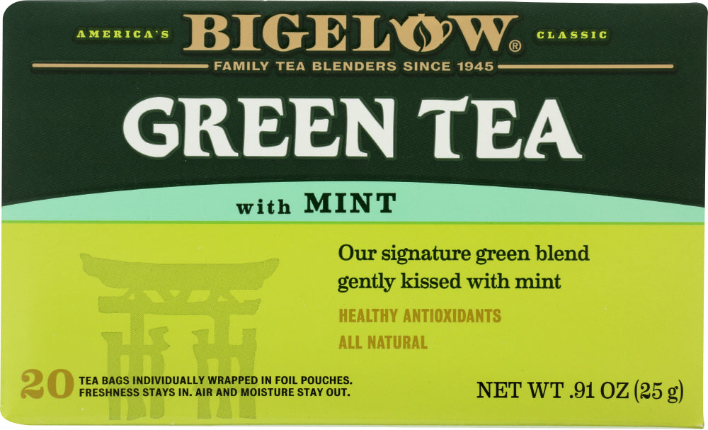 BIGELOW: Green Tea with Mint, 20 tea bags - Vending Business Solutions