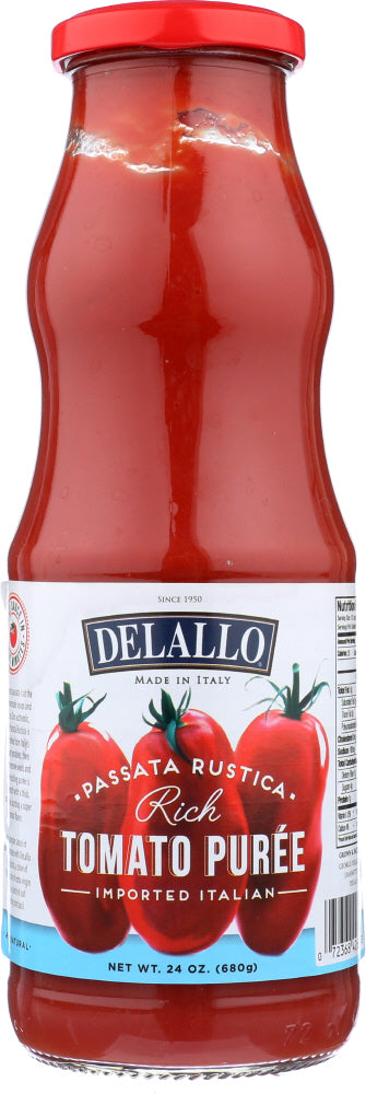 DELALLO: Passata Rustica Rich Tomato Purée , 24 oz - Vending Business Solutions