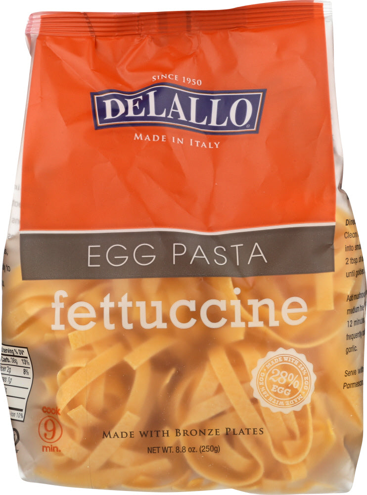 DELALLO: Pasta Egg Fettuccine, 8.8 oz - Vending Business Solutions