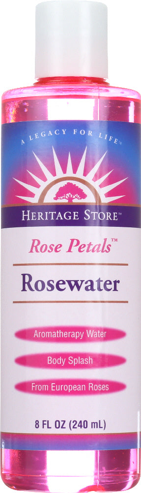HERITAGE: Rose Petals Rosewater, 8 Oz - Vending Business Solutions