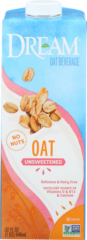 DREAM: Oat Beverage Unsweetened, 32 fo - Vending Business Solutions