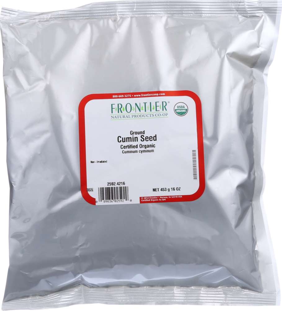FRONTIER NATURAL PRODUCTS: Organic Ground Cumin Seed, 16 oz - Vending Business Solutions