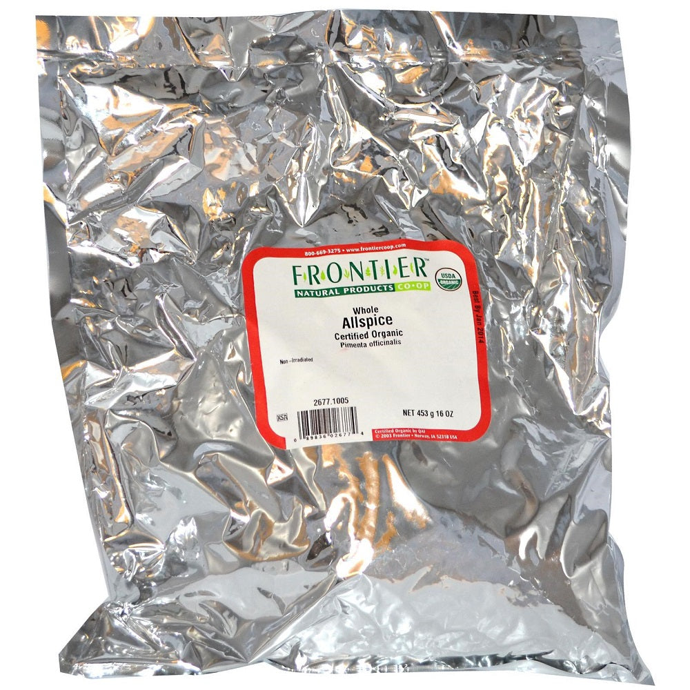 FRONTIER HERB: Organic Allspice Whole, 16 oz - Vending Business Solutions