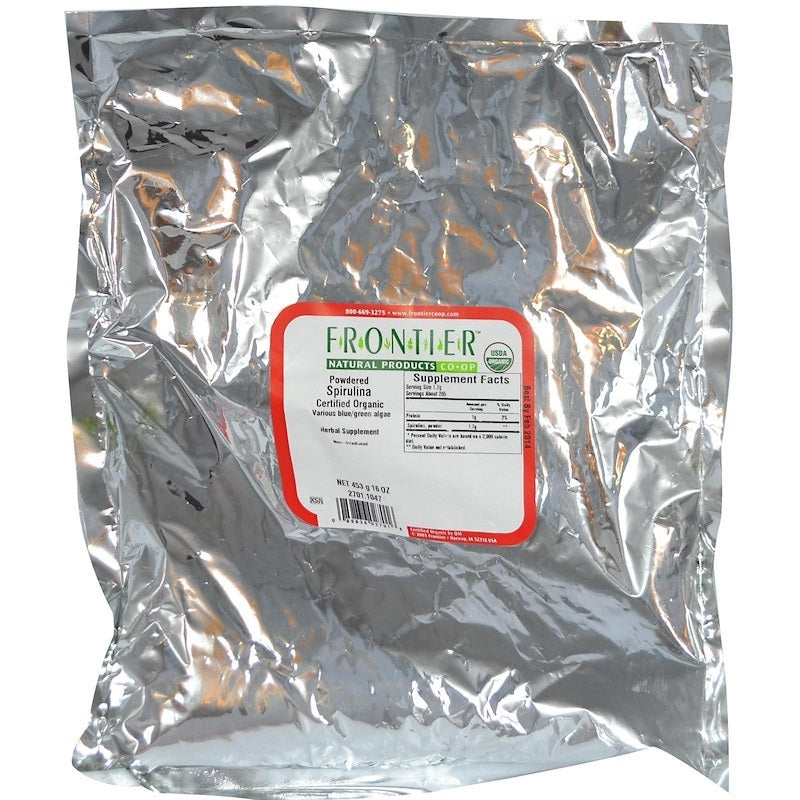FRONTIER HERB: Spirulina Powder Organic, 16 oz - Vending Business Solutions