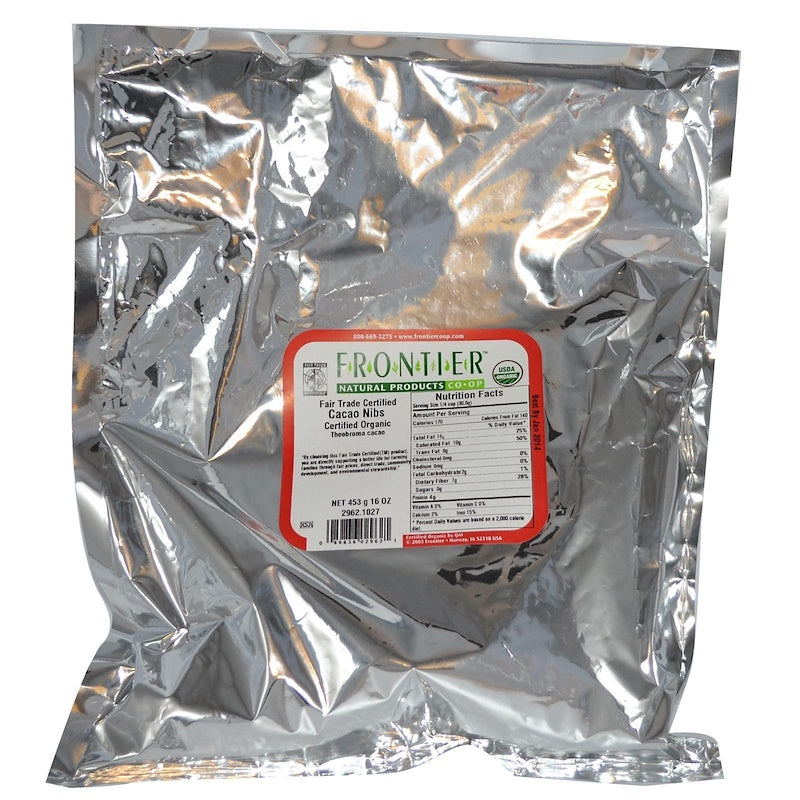 FRONTIER HERB: Cacao Nibs Organic, 16 oz - Vending Business Solutions