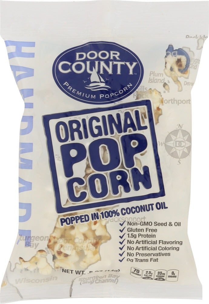 DOOR COUNTY POTATO CHIPS: Popcorn Original, 0.5 oz - Vending Business Solutions