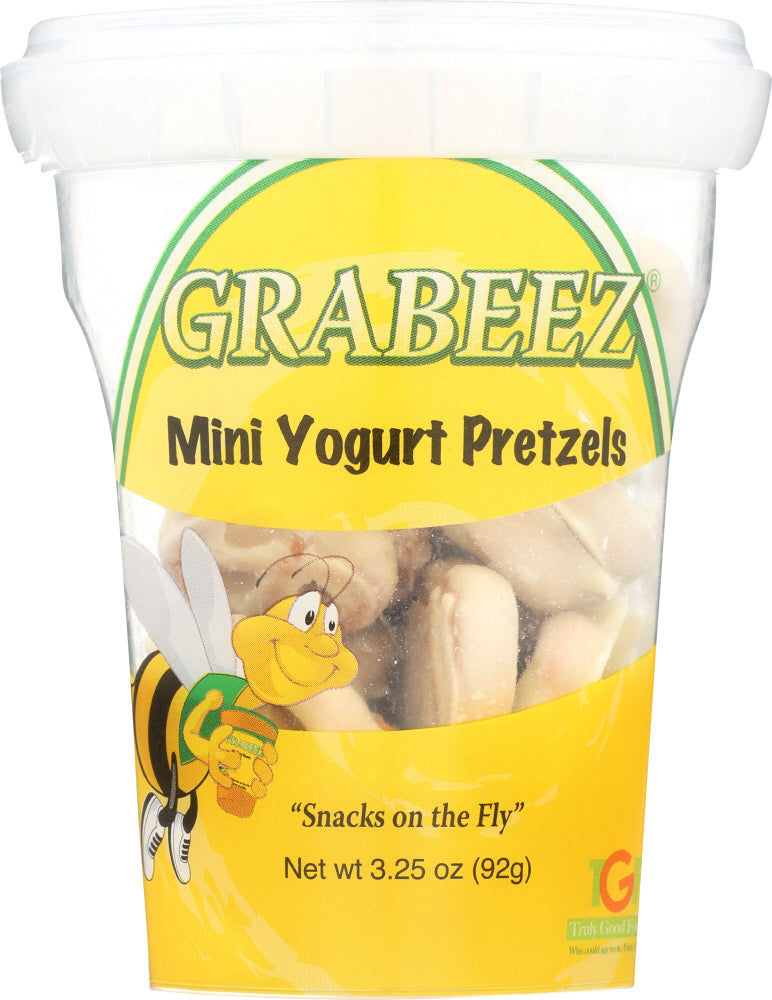 GRABEEZ SNACK CUPS: Mini Yogurt Pretzels Snack Cup, 3.25 oz - Vending Business Solutions