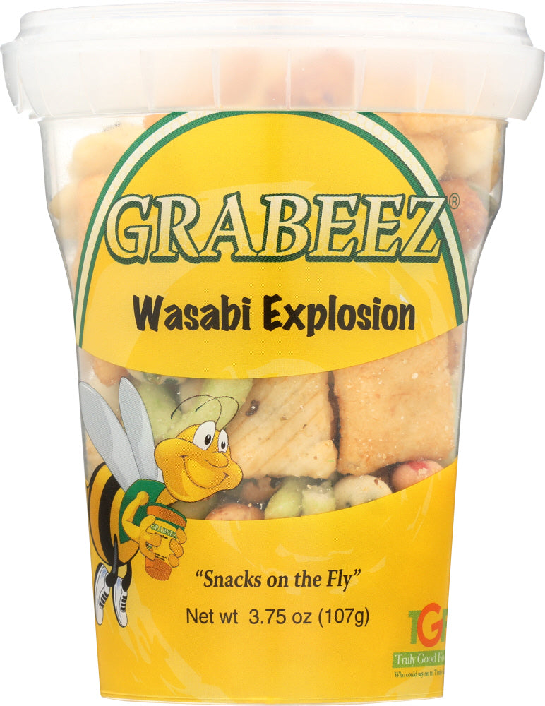 GRABEEZ SNACK CUPS: SNACK CUP WASABI EXPLOSION (3.750 OZ) - Vending Business Solutions