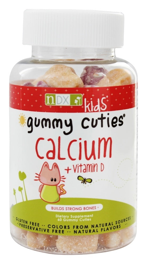 GUMMY CUTIES: Gummy Calcium Vitamin D Kids, 60 ea - Vending Business Solutions