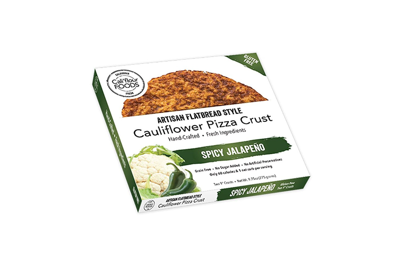CALIFLOUR: Spicy Jalapeno Cauliflower Pizza Crust, 10 oz - Vending Business Solutions