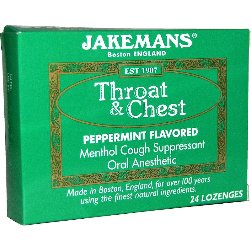 JAKEMANS: Menthol Peppermint Lozenges, 24 pc - Vending Business Solutions