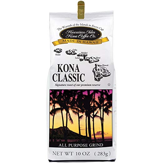 HAWAIIAN KONA: Coffee Classic Grind, 10 oz - Vending Business Solutions
