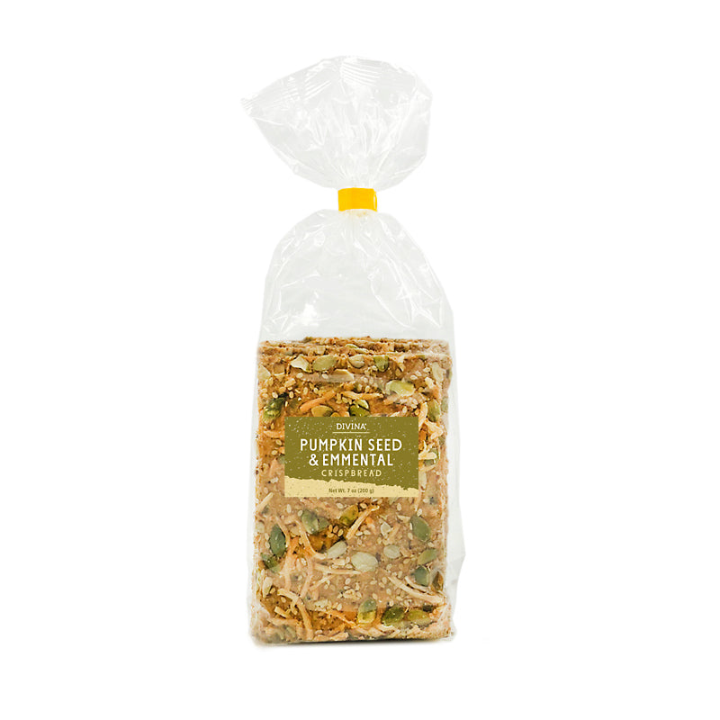 DIVINA: Crispbread Pumpkin Seed, 7 oz - Vending Business Solutions