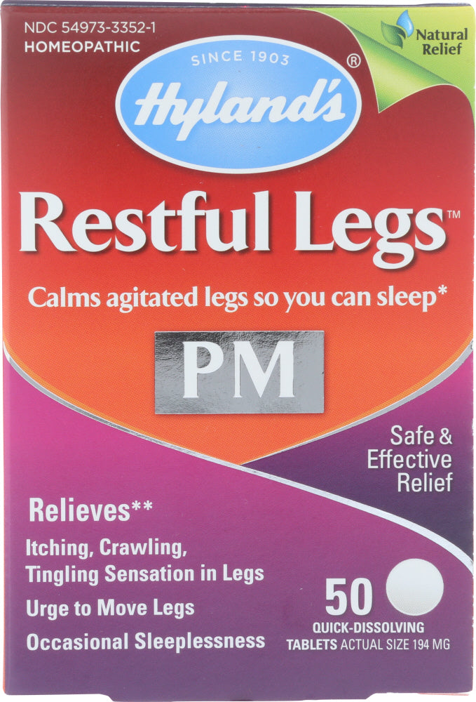HYLAND: Supplement Restful Leg, 50 pc - Vending Business Solutions