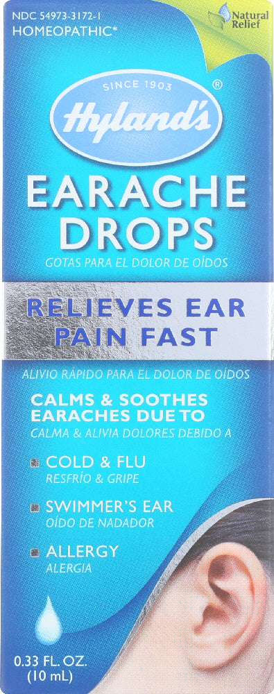 HYLAND'S: Earache Drops, 0.33 oz - Vending Business Solutions