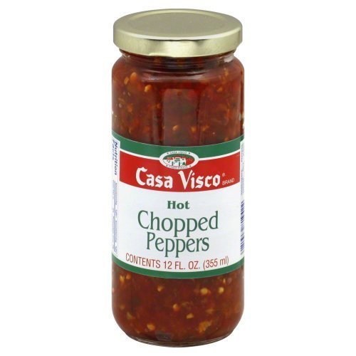 CASA VISCO: Hot Chopped Peppers, 12 oz - Vending Business Solutions