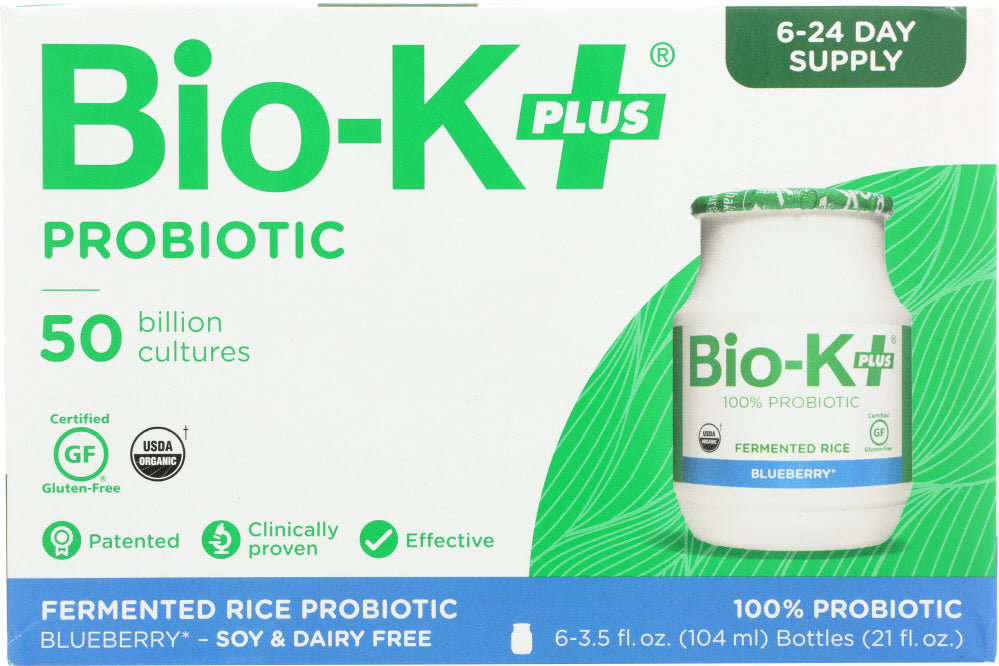 BIO K PLUS: Fermented Rice Probiotic Blueberry, 21 oz - Vending Business Solutions