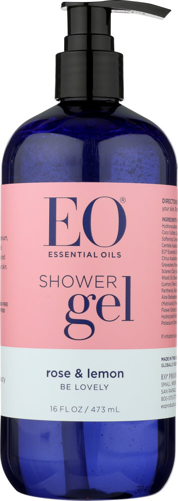 EO: Shower Gel Rose and Lemon, 16 oz - Vending Business Solutions